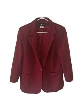 Sag Harbor Women’s  Size 14 Red Suit Jacket Blazer